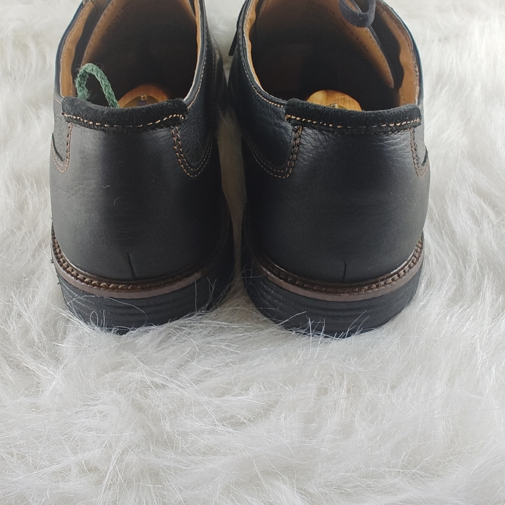 Dockers Black Leather Men’s Dress Shoes Lace Up Oxford Size 12M - Picture 7 of 15